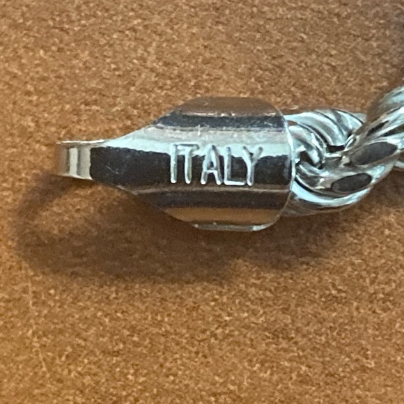 Milor Sterling Silver Rope Chain Necklace - Picture 5 of 5